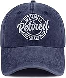 Retirement Gifts for Women Men, Funny Officially Retired Not My Problem Anymore Hat, Adjustable Retirement Decorations Baseball Cap, Father Day Birthday Gifts for Mom Dad Grandpa Grandma Friends