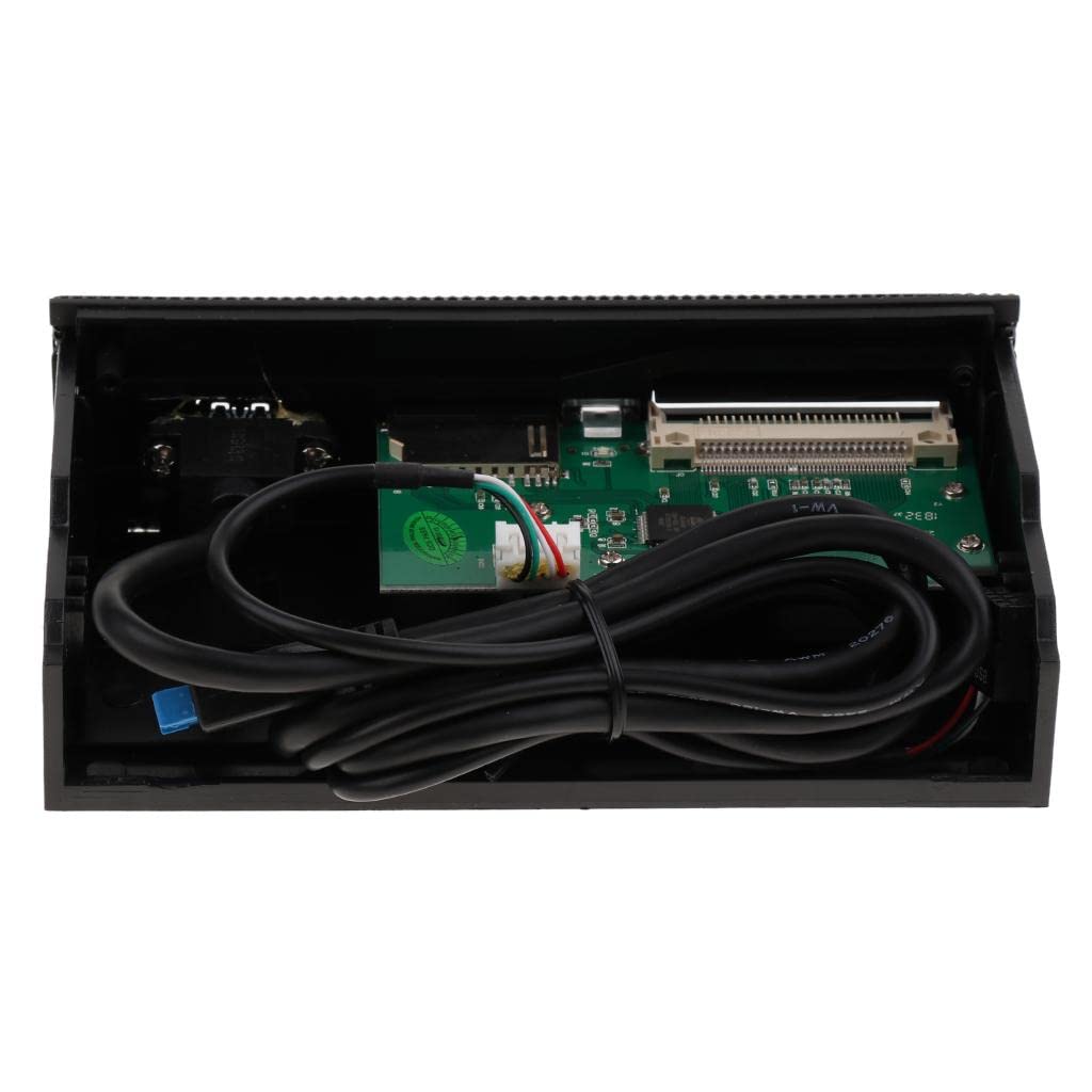 Lecteur de Cartes Mémoire Interne USB 3.0 5,25" avec Panneau Avant Multi-Cartes pour Ordinateur de Bureau