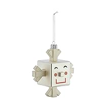 Alessi Snowray GJ02 9 – Decorazione Natalizia di Design Vintage, Raffigurante un Fiocco di Neve, in Vetro Soffiato Decorato a Mano, Multicolore