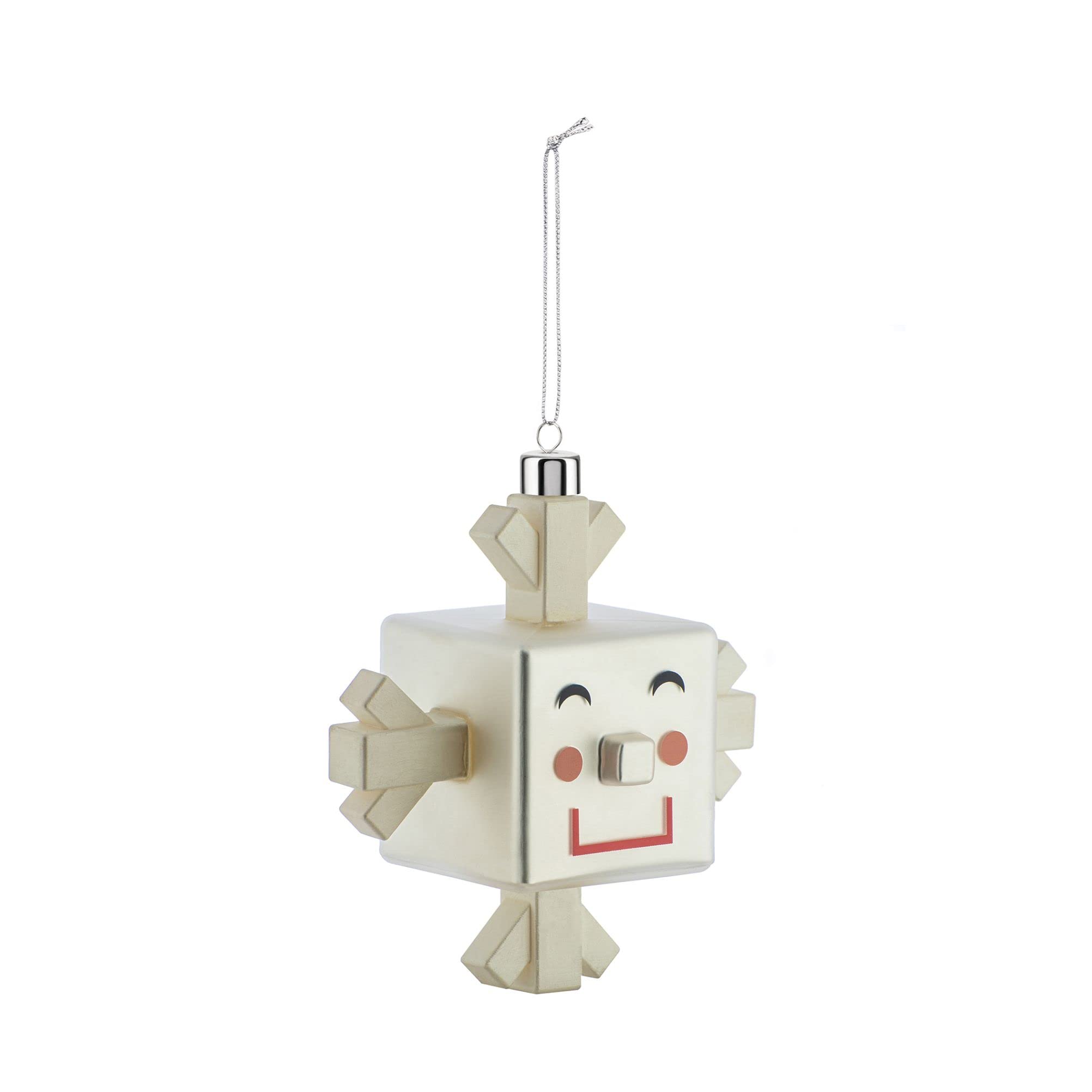 Alessi Snowray GJ02 9 - Świąteczna dekoracja Vintage, przedstawiająca płatek śniegu, ręcznie zdobione szkło, wielobarwny