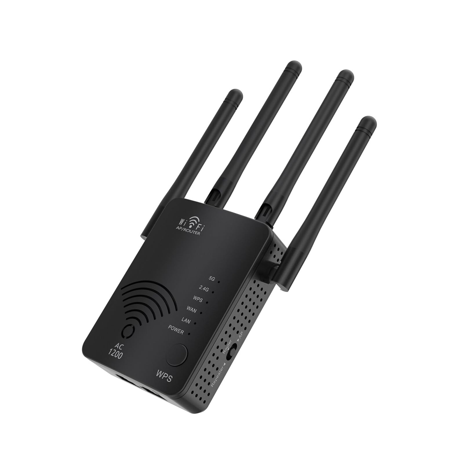 Router Wireless 5G Dual Band 1200M - Velocità 300 Mbps 4 Modalità Operative e 4 Antenne ad Alto Guadagno - Supporta Protocolli di Sicurezza WEP WPA WPA2 - Spina EU 100-240V