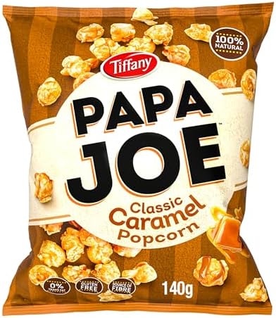 Tiffany Papa Joe Classic Caramel Popcorn 140 gm