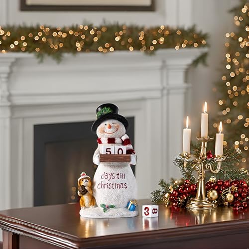 Elegondrar Boneco de neve com contagem regressiva de Natal, contagem regressiva para o Natal, 99 dia