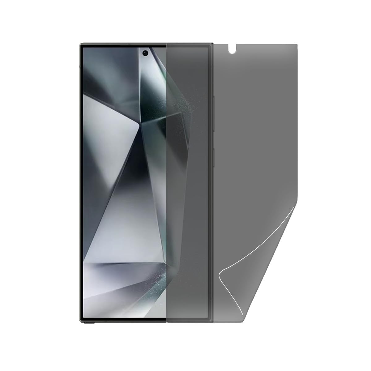 VIESUP Privacy Flexible Soft TPU Hydrogel Film for Samsung Galaxy S24 Ultra - Support Fingerprint Unlock, High Sensitivity Anti-Spy Screen Protector for Samsung Galaxy S24 Ultra [2pack]