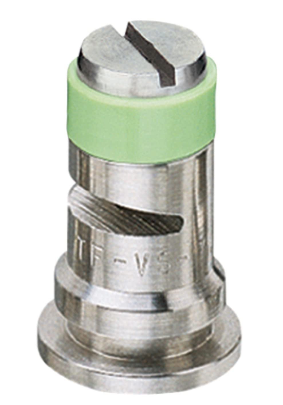 TeeJet TF-VS7.5 Turbo Floodjet Spray Tip, 0.75-1.50 GPM, 10-40 psi, Stainless Steel - Green
