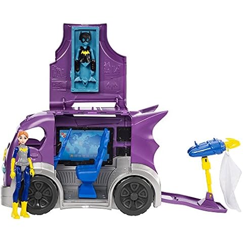 DC Super Hero Girls DVG94 - Batgirl Mission Vehicle - DC Comics Headquarters Truck Cover