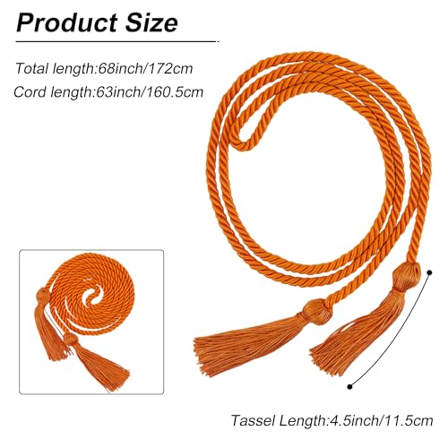 Image of GraduationMall Graduation Honor Cord 68 inch Orange