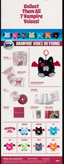 EN-HYPEN [Voice Keyring Ver.] THE SIN : VANISH 7th Mini Album (NI