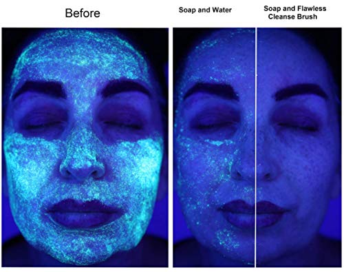 Finishing Touch Flawless Cleanse Silicone Face Scrubber and Cleanser, 1 count