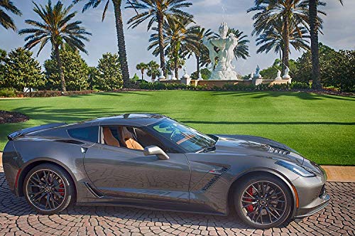 Corvette C7 Z06 Grand Sport Rocker Panels Side Skirts Custom Painted Carbon Flash Metallic Abs Plastic #TOP3