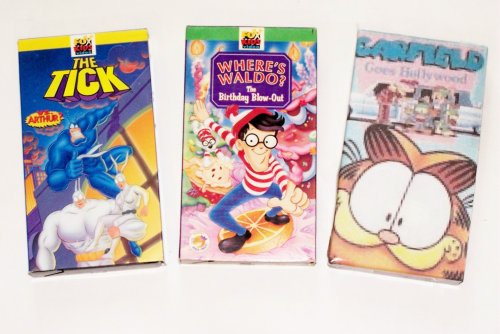 Fox Kids Video Collection (3 Pack): The Tick Vrs Arthur, Garfield Goes Hollywood, Where's Waldo Birthday Blow-out