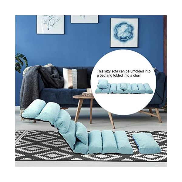 Oumefar Armchair Sofa, Folding Sofa, Durable 2‑In‑1 Sofa, living room for office + - Image 6