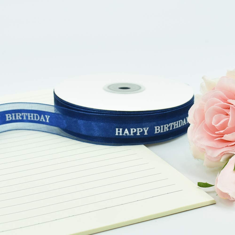 TONIFUL Rotoli di nastro in raso da 3.5 cmx125 m, colore blu misto, set di nastri in tessuto, per confezioni regalo, feste di compleanno, decorazioni con fiocchi floreali per cucito (blu