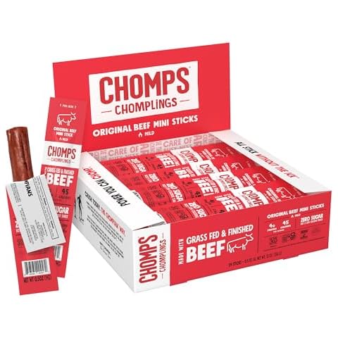 CHOMPS MINI Beef Jerky Meat Sticks Cover