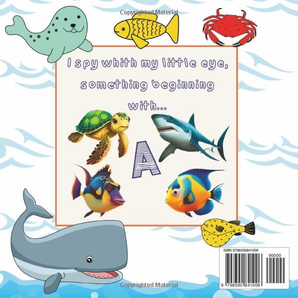 I Spy Ocean Animals - Guessing Game for Kids Ages 3-8: A Fun I Spy Book For Kids With Ocean Animals, Toddler Puzzle Toys Ages 3-8 Yr Old, Gift for ... (Picture Puzzle Book for Kindergartners) image 3