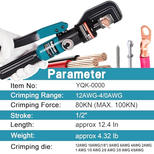 AMZCNC Hydraulic Crimping Tool