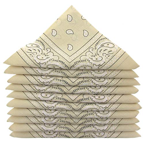  KARL LOVEN Lot de bandanas 100% Coton paisley ...