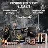Wyspell Large Witchcraft Kit 77 PCS - Witch Altar Spell Set - Wiccan Supplies and Tools - Witch Kit for Beginners with Witchcraft Supplies - Witchy Gift #1