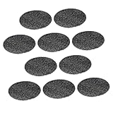 Lurrose 10Stücke Wiederverwendbare Filterpads für Dunstabzugshauben Aktivkohle Filter für Schreibtisch Dunstabzugshaube Langlebig Passend für Diverse Modelle Verbessert