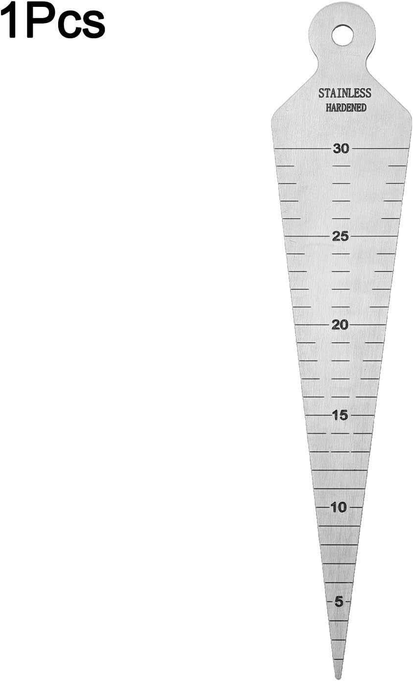 Feeler Gap Gauge 530mm Taper Wedge Tool for Precise Measurement of Hole Diameters and Apertures Made of Steel