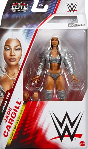 Mattel WWE Elite Action Figure & Accessories, Series #116 6-inch Collectible Jade Cargill with 25 Articulation Points & Swappable Hands - image 2