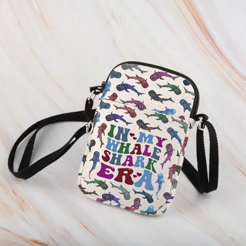 WCGXKO In My Whale Shark Era Crossbody Bag Ocean Animal Gift for Whale Shark Lover3