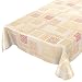 Produktbild ANRO Wachstuchtischdecke Wachstuch Wachstischdecke Tischdecke abwaschbar Patchwork Shabby Orange Beige 200 x 140cm