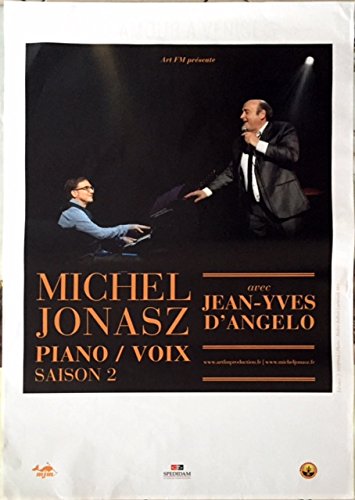 Michel Jonasz affiche 80X120Cm grand format pour décoration murale