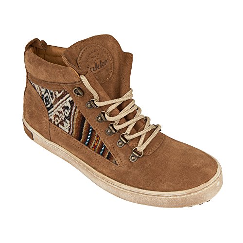 Inkkas - Tan Suede Camping Boot - Handcrafted Artisan Women's & Men's Rugged and Durable Leather Shoes…