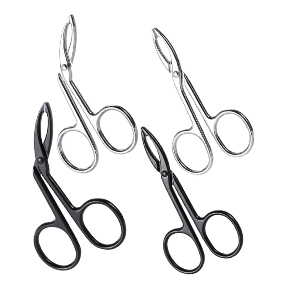 VALICLUD 5 Set Pinze Per Sopracciglia Pinzetta Sopracciglio Attrezzo Facciale Pinzette Per Facciali Da Donna Pinzette Per Sopracciglia in Metallo Acciaio Inossidabile 4 Pezzi*5