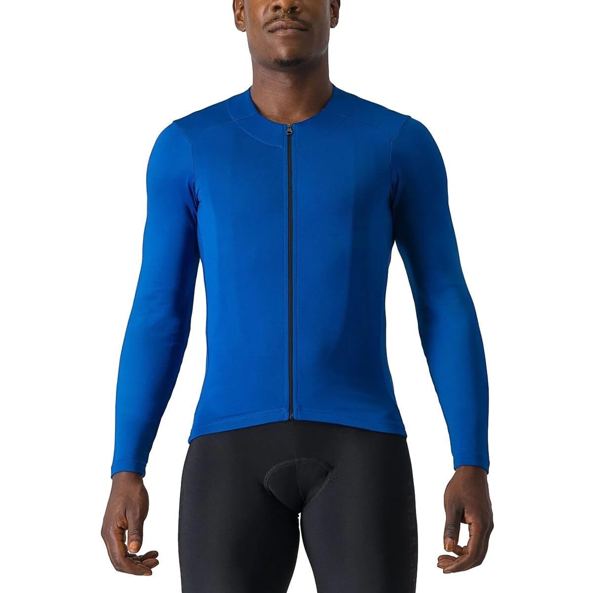 CASTELLI Fly Long-Sleeve Jersey - Men's, Vivid Blue, XL
