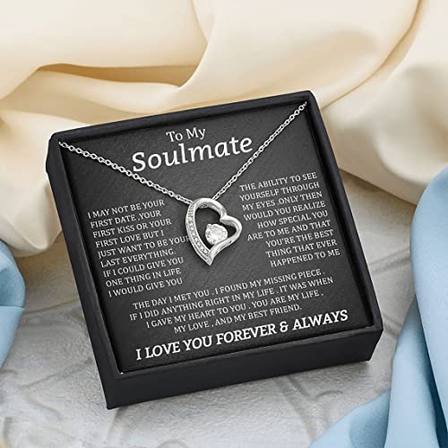 Beautiful-Soulmate-Necklace-To-My-Girlfriend-Wife-Necklace-My-Future-Wife-Gift-Soulmate-Jewelry-Forever-Love-Necklace-Love-Knot-and-alluring-Necklace