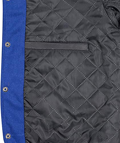 Image of Varsity Jacket Baseball Letterman Jacket- Wool and Leather Premium Quality Unisex Basketball Jacket