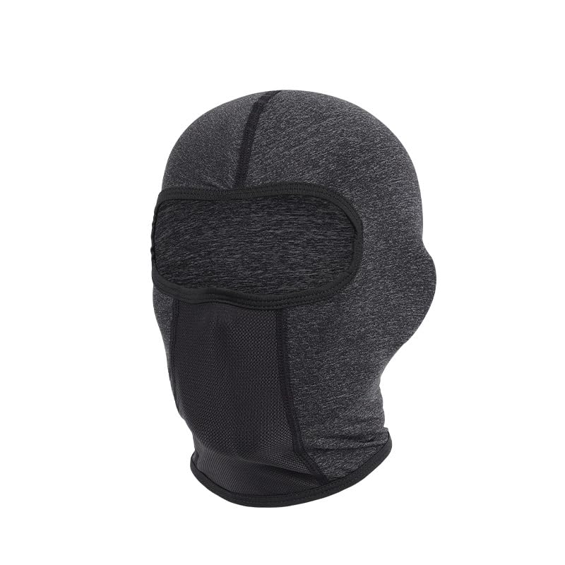 wilcractk Verano Pasamontañas Balaclava Transpirable con Orificio para Gafas Tacto Hielo Negro Unisex Ideal para Moto Sotocasco Ciclismo Camping Pesca Esquí Exterior