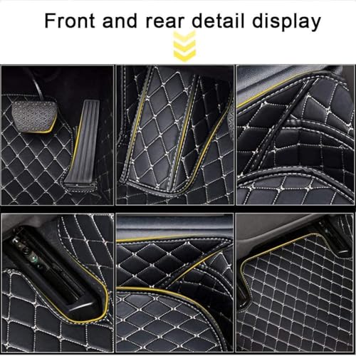 Tapis de sol voiture pour VW Multivan T7 Long protège sol cuir RHD - 6