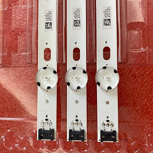 Miwaimao 3pcs 7LED LED Backlight Strip for LG 43UK6300PLB 43UJ655V 43LJ610V 43LJ510V 43LJ624V 43LJ634V 43UJ651V 43UJ701V 43UJ65_UHD_L A