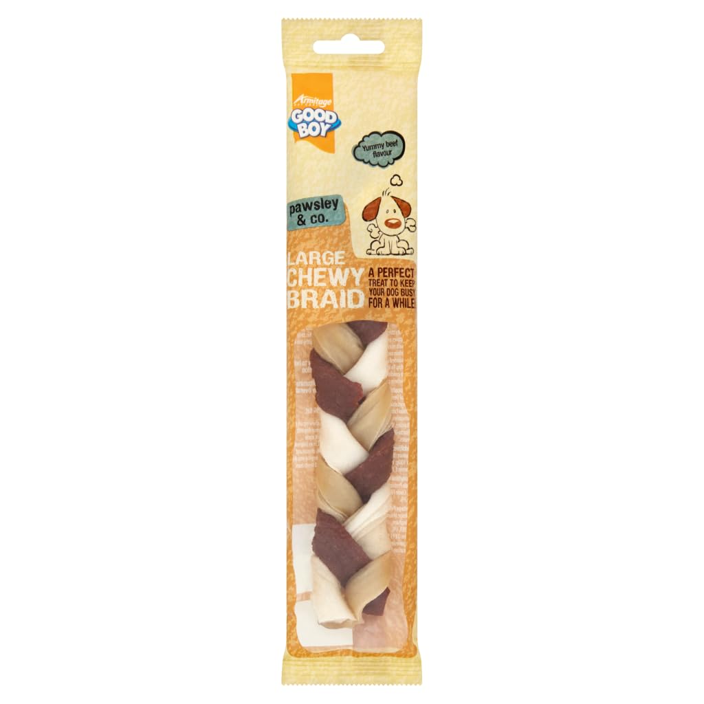 Armitages Pet Products Limited, Good Boy Pawsley Braid Large, clear