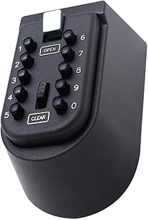 Garneck 1pc Box Bin Organizer Key Safe Key Carabiner Outdoor Receptacle Box Wall Mounted Key Holder Outdoor Storage Box Key Passaword k Box Wall Storage Box Key Box Wall Key Chain Lock Box