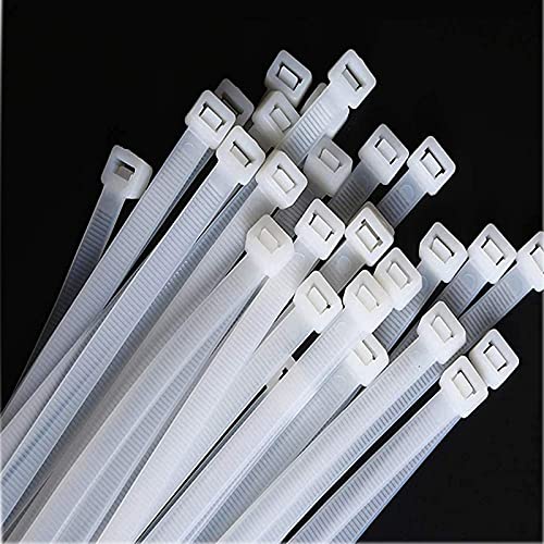 White Zip Ties 18 Inch Large Cable Ties Wraps100 Pcs/Pack Outdoor Use Long Plastic Ties With 60 Pounds Tensile #TOP2