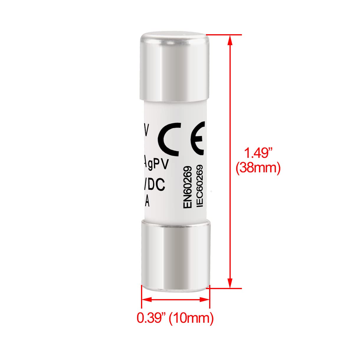 Fusibili Fotovoltaici DC1000V 32A - 10 Pezzi Per Impianti Solari - Foto 9