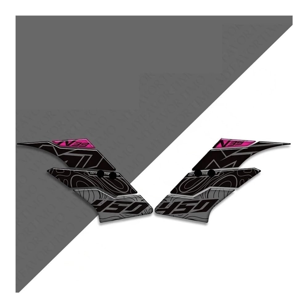 Fgjryedxj 18 Motorcycle Fuel Tank Pads For Cf&Moto 450Mt 450 Mt Adventure Motorcycle Protector Tank Pad Grips Kit