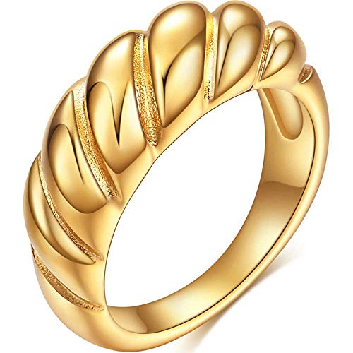 Jude Jewelers Stainless Steel Twisted Style Classical Plain Wedding Engagement Promise Anniversary Band Ring