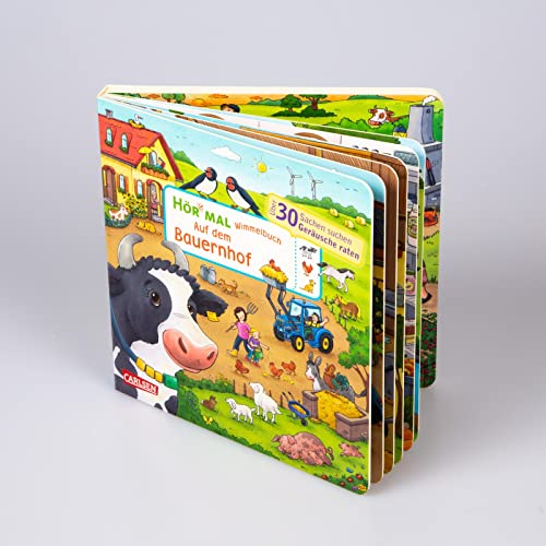 Hör mal (Soundbuch): Wimmelbuch: Auf dem Bauernhof: Zum Hören, Suchen und Mitraten ab 2,5 Jahren. Ein wimmeliger Mitmachspaß