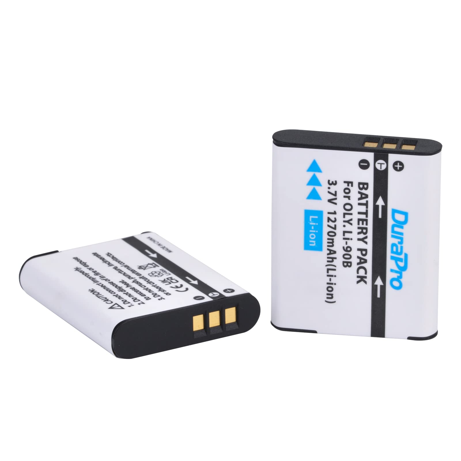 DuraPro 2 x bateria LI-92B + ładowarka USB LED z portem typu C kompatybilna z Ricoh DB-110, Ricoh GR III, GR IIIx, Theta X, WG-6, G900; Olympus SH-1, SH-2, SH-50, SH-60, TG-1