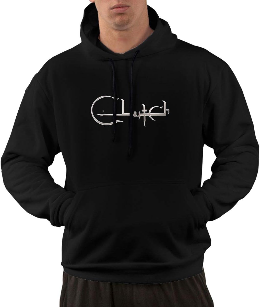 NAGEYI Men's Clutch-Band Design Hoodies Pullover Adult Sweatshirt