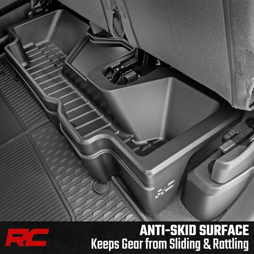 Rough Country Under Seat Storage for Ram 1500 Crew Cab (2019-2026) - Custom Rear Under Seat Organizer Tray without Lid - image 5