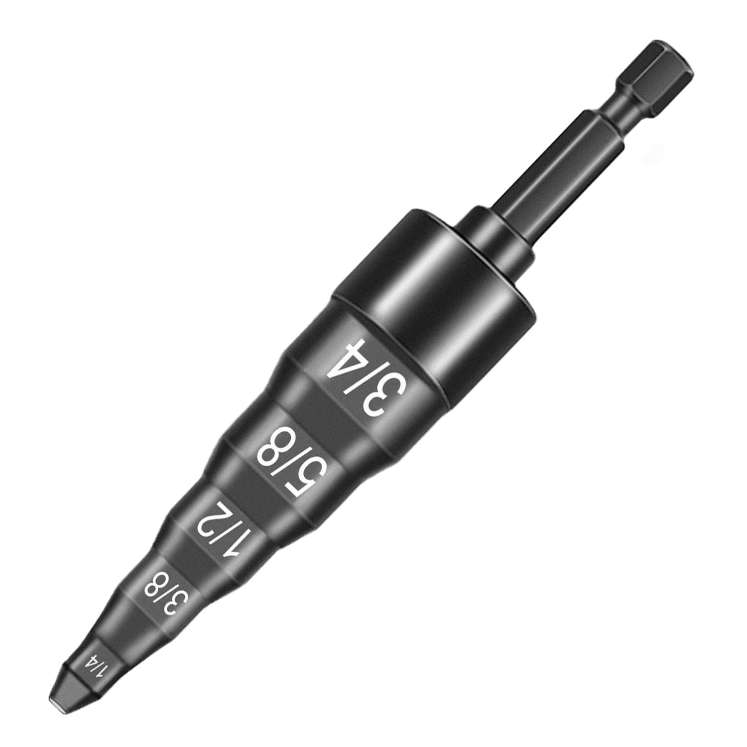 HVAC Repair Tool, Swage Tool Drill Bit, 5 in 1 Swage Tube Copper Pipe Expander Flaring Tool for Multifunction Air Conditioner HVAC Repairing with 1/4"