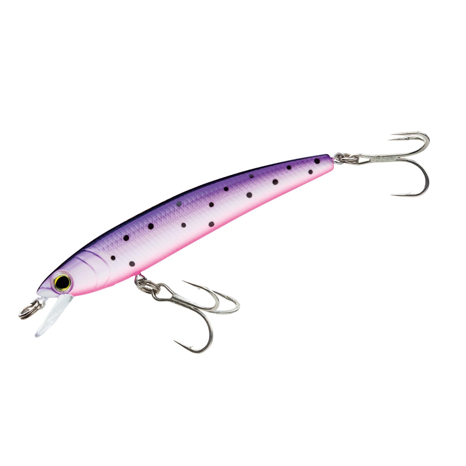 ★(みーくん！)トップグレードレインボーアンデシン 16.5ミリ珠ビーズF Yo-Zuri Pins Minnow (F) Floating Diver Lure, Purple Rainbow Trout