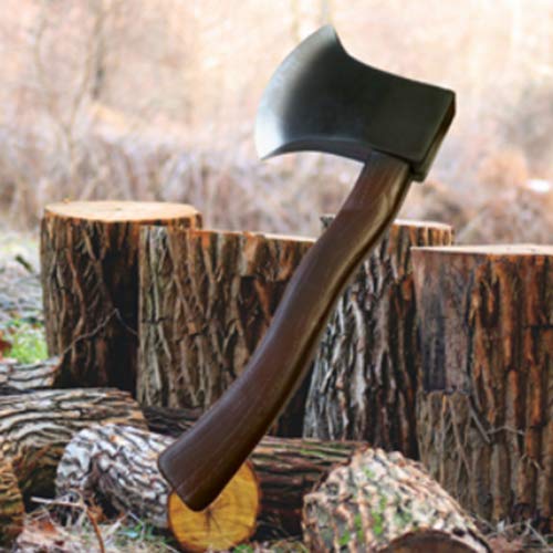 WAUNFOON Pirate Axe Toys,Halloween Toy Costume Party Trick Props Pirate Axe Funny Decorations