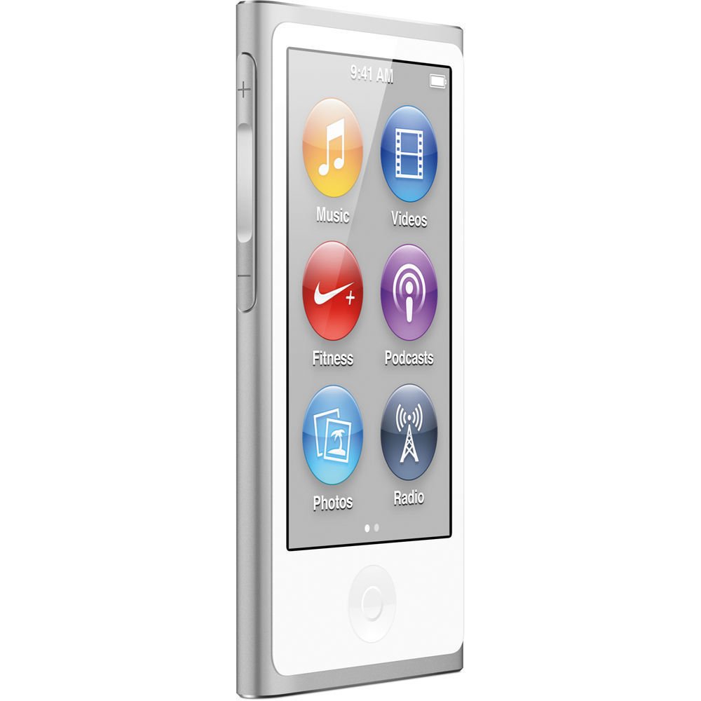 Apple iPod Nano 16GB 7th Generation - Silver (Latest Model